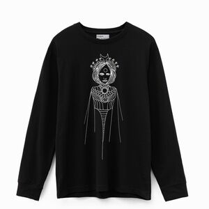 Hogan McLaughlin X Bill Crisafi Moon Goddess  Long Sleeve Tees Artistic Graphics